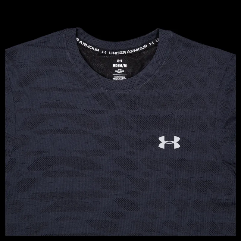 Online Under Armour Ua Seamless Novelty Ss Black Blå