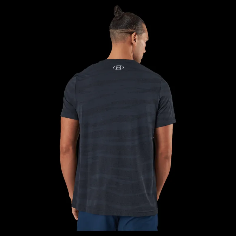 Online Under Armour Ua Seamless Wave Ss Black Blå