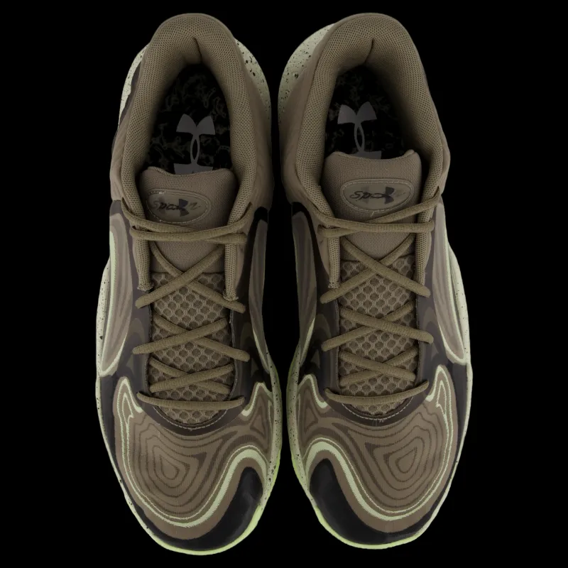 Hot Under Armour Ua Spawn 6 Mid Camo Camel Flerfärgad