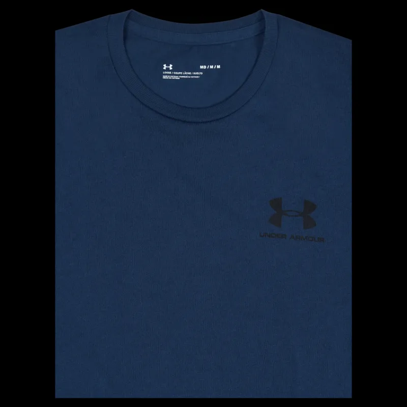 New Under Armour UA SPORTSTYLE LC SS Blå