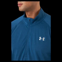 Sale Under Armour Ua Streaker Half Zip Petrol Blue Blå
