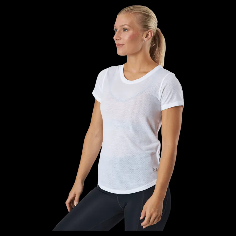 New Under Armour Ua Streaker Ss White Vit