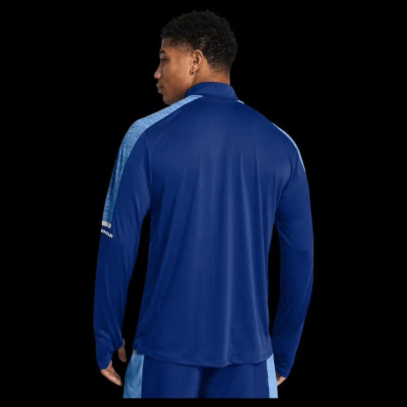 Under Armour Ua Tech Utility 1/4 Zip Tech Blue Blå Clearance