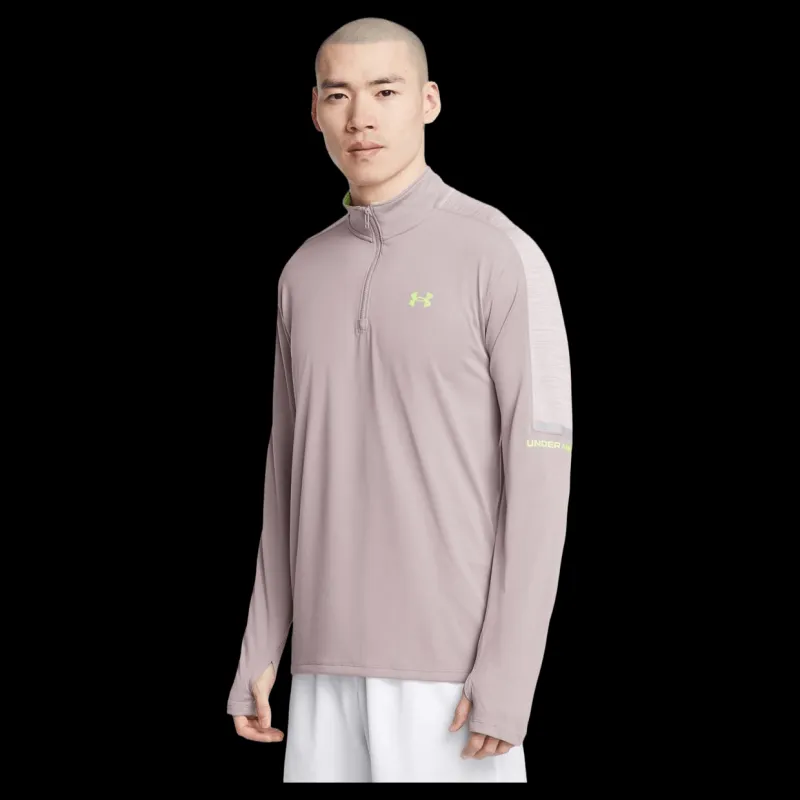 Under Armour Ua Tech Utility 1/4 Zip Tetra Gray Rosa Hot