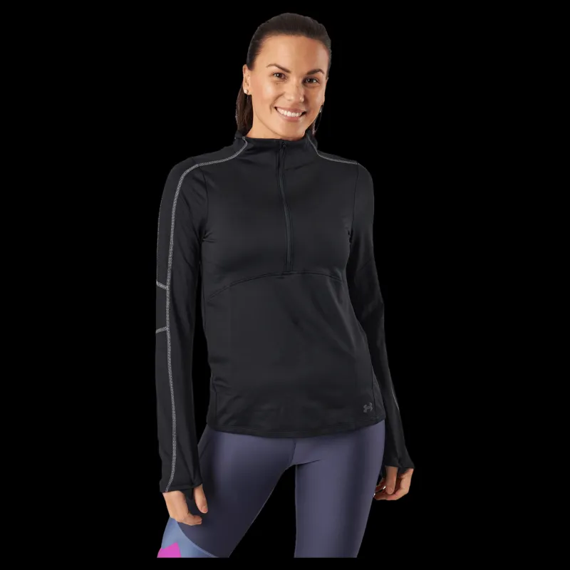 New Under Armour Ua Train Cw 1/2 Zip Black Svart