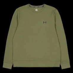 Clearance Under Armour Ua Unstoppable Flc Crew Marine Od Green Grön