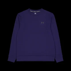 Online Under Armour Ua Unstoppable Flc Crew Midnight Navy Blå