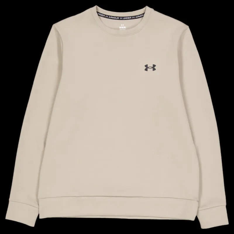 Online Under Armour Ua Unstoppable Flc Crew Taupe Beige