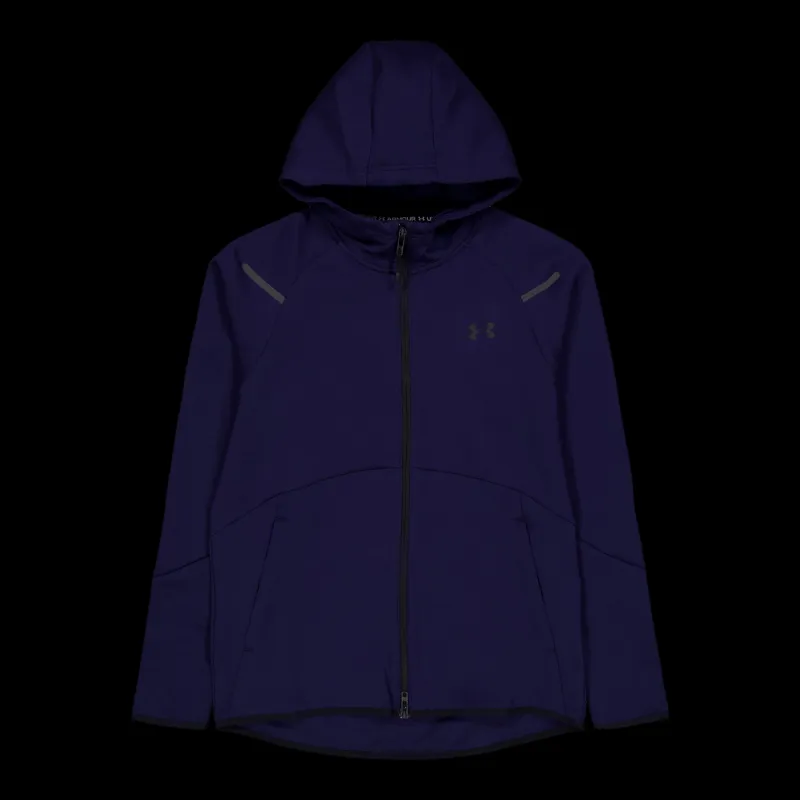 Under Armour Ua Unstoppable Flc Fz Midnight Navy Blå Hot