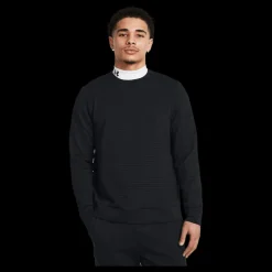 Online Under Armour Ua Unstoppable Flc Txtr Crew Black Svart