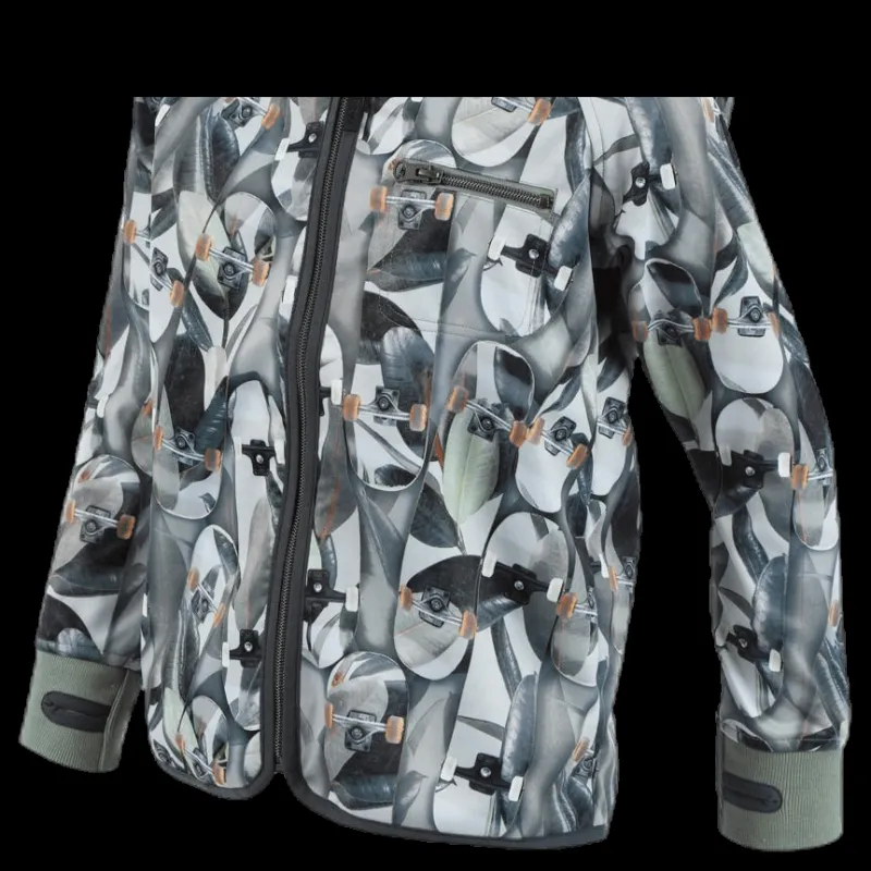 Molo Ulas Softshell Jacket Patterned/Green Mönstrad och Grön