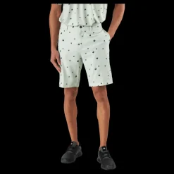 Outlet adidas Ultimate365 Allover Print 9-Inch Golf Shorts Linen Green / Shadow Green / Impact Yellow Vit