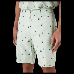 Outlet adidas Ultimate365 Allover Print 9-Inch Golf Shorts Linen Green / Shadow Green / Impact Yellow Vit