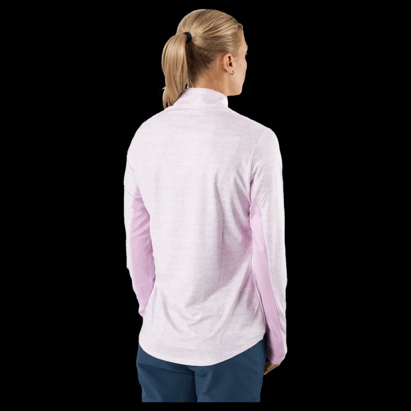 adidas Ultimate365 Polo Long-Sleeve Top Bliss c Lila Hot