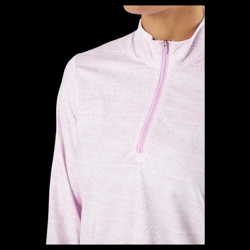 adidas Ultimate365 Polo Long-Sleeve Top Bliss c Lila Hot