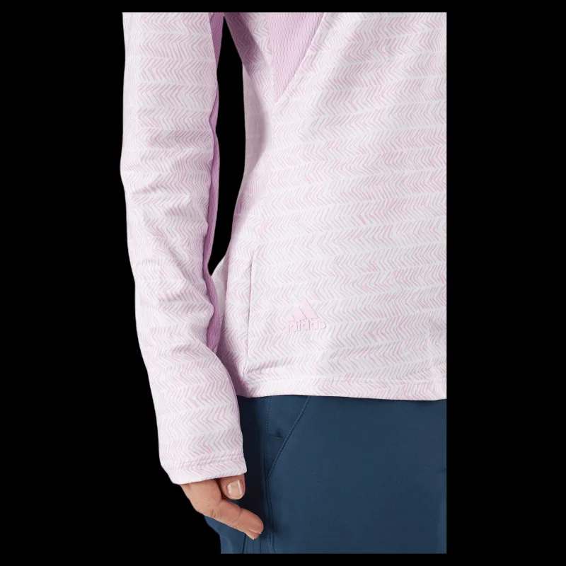 adidas Ultimate365 Polo Long-Sleeve Top Bliss c Lila Hot