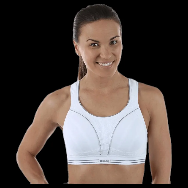 Hot Shock Absorber Ultimate Run Bra White Vit