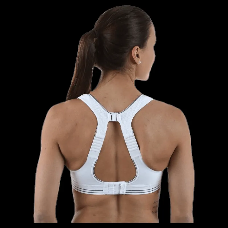 Hot Shock Absorber Ultimate Run Bra White Vit