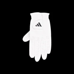 adidas Ultimate Single Leather Golf Glove White / Black Vit New