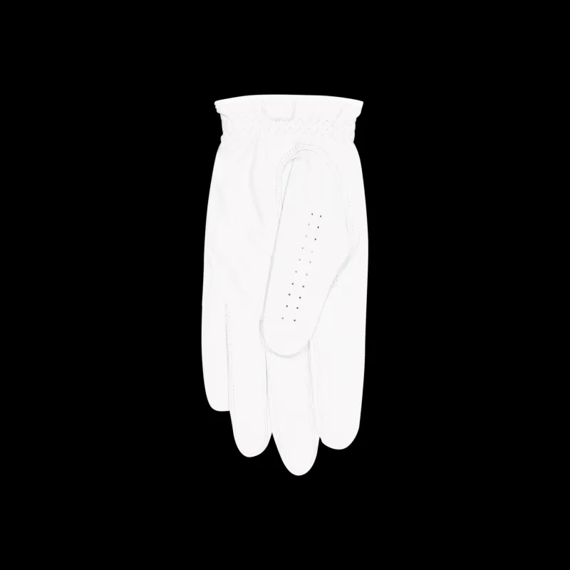 adidas Ultimate Single Leather Golf Glove White / Black Vit New