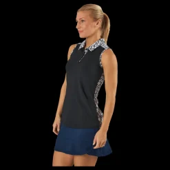 adidas Ultimate365 Sleeveless Golf Polo Shirt Black Svart Best
