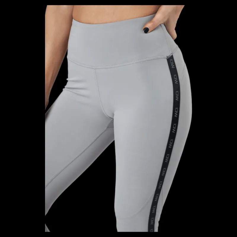 ICANIWILL Ultimate Training Logo Tights Grey Grå New
