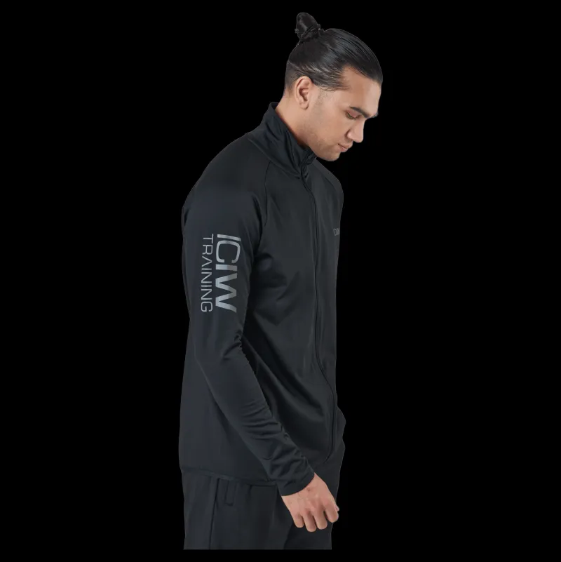 New ICANIWILL Ultimate Training Zipper Men Black Svart