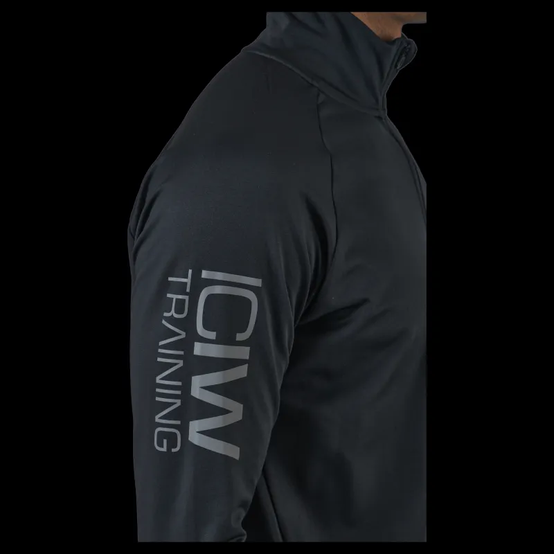 New ICANIWILL Ultimate Training Zipper Men Black Svart