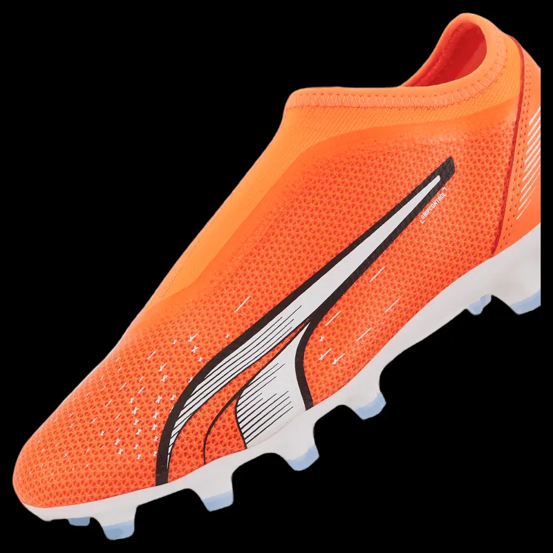 Puma Ultra Match Ll Fg/ag Jr Ultra Orange- White-blue G Blå och Vit Clearance