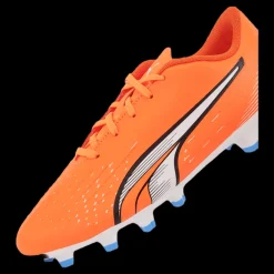 New Puma Ultra Play Fg/ag Jr Ultra - White-blue G Orange