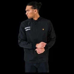 Clearance Lyle & Scott Ultra Stretch Run Jacket Black Svart