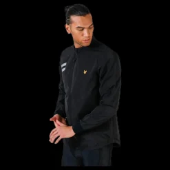 Clearance Lyle & Scott Ultra Stretch Run Jacket Black Svart