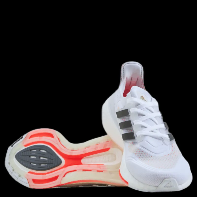 Best adidas Ultraboost 21 Shoes Cloud White / Core Black / Solar Red Vit