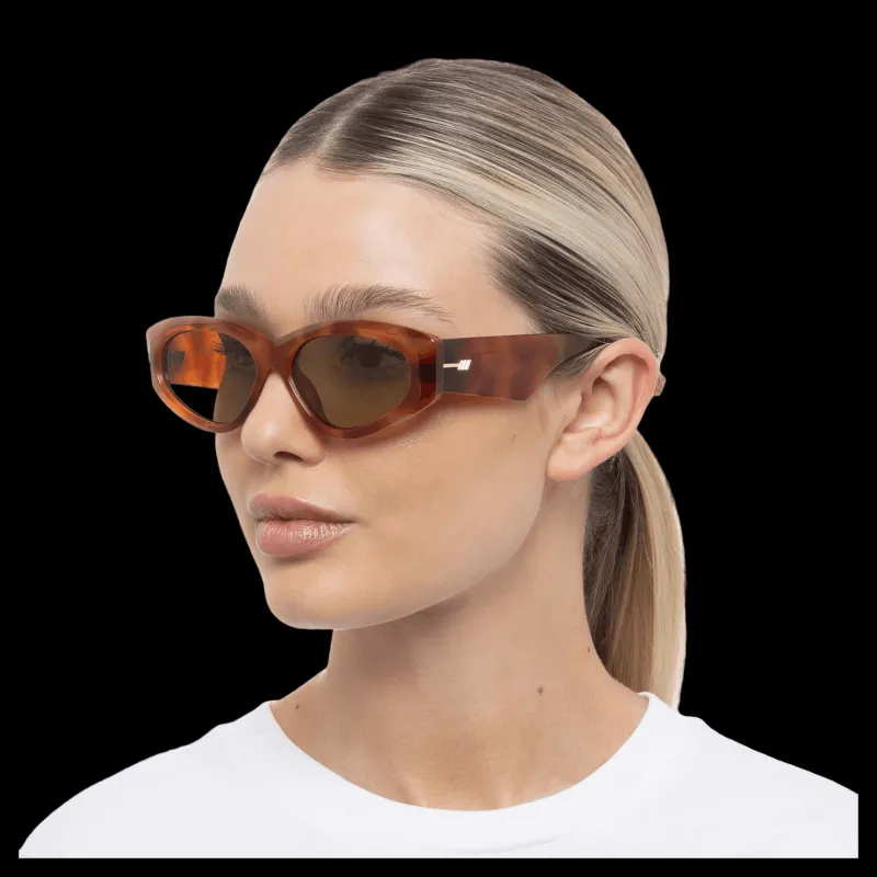 Sale Le Specs Under Wraps Vintage Tort Brun