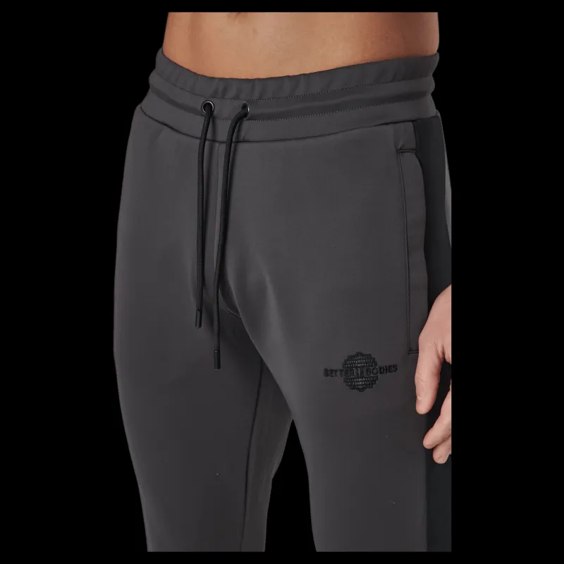 Better Bodies Union Joggers Dark Grey Svart