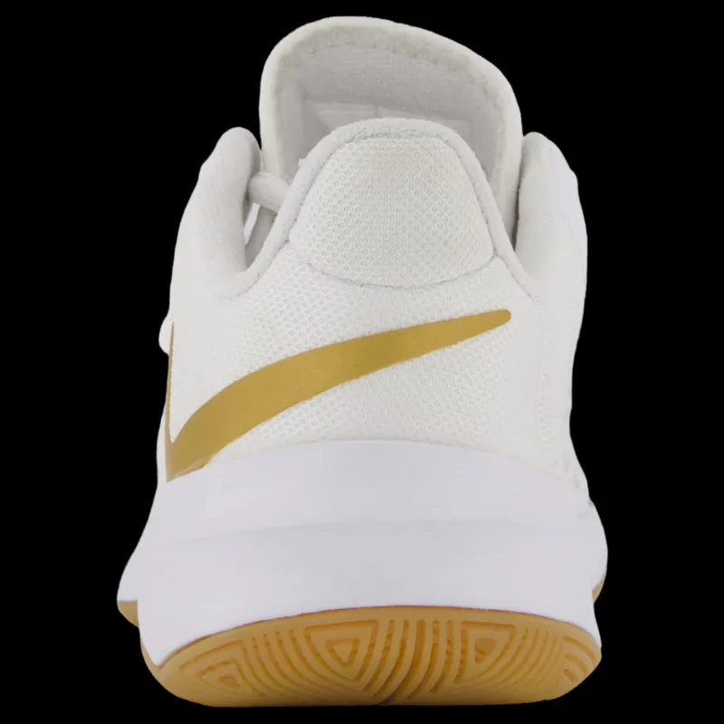 New Nike Unisex Hyperspeed Court Indoor White/mtlc Gold Vit