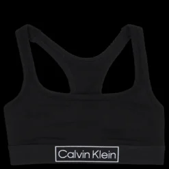 Calvin Klein Unlined Bralette Black Svart Hot
