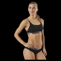 Sale Calvin Klein Unlined Bralette Black Svart