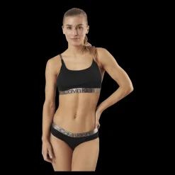 Sale Calvin Klein Unlined Bralette Black Svart