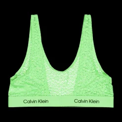 Calvin Klein Unlined Bralette Green Grön Clearance