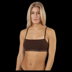 Calvin Klein Unlined Bralette 2pk Umber/umber Svart Discount