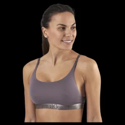 Hot Calvin Klein Unlined Bralette Purple Lila