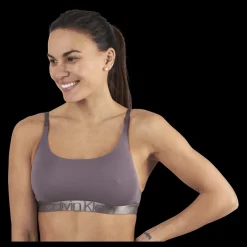 Hot Calvin Klein Unlined Bralette Purple Lila