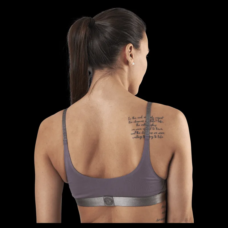 Hot Calvin Klein Unlined Bralette Purple Lila
