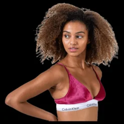 Hot Calvin Klein Unlined Triangle Red Röd