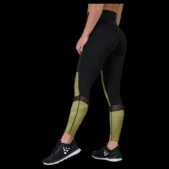 Discount Craft UNMTD High Waist Tights Black/Yellow Svart och Gul