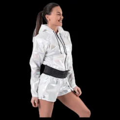 New Craft UNMTD Shiny Hood Jacket Patterned/White Mönstrad och Vit