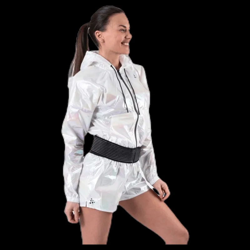 New Craft UNMTD Shiny Hood Jacket Patterned/White Mönstrad och Vit