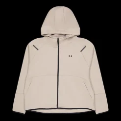 New Under Armour Unstoppable Flc Fz Taupe Beige