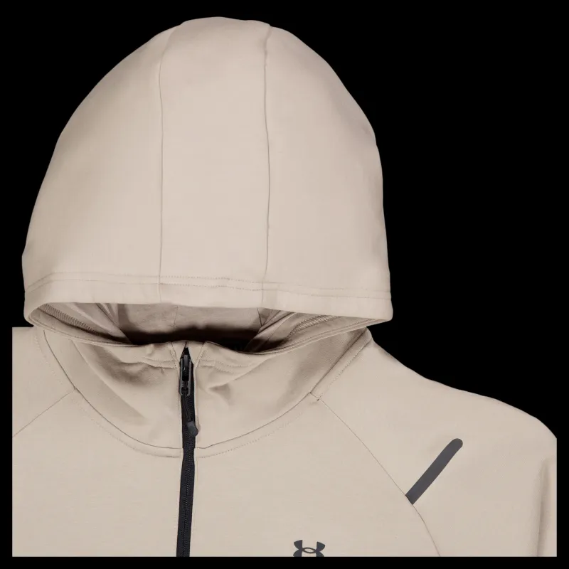 New Under Armour Unstoppable Flc Fz Taupe Beige